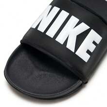 Nike 男士 OFFCOURT 休闲拖鞋，缓震支撑，轻便舒适，2026 春季系列，BQ4639-012 - 黑色 - 查看 8