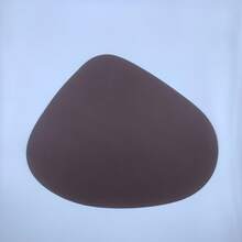 Set di 2/4/6/8 sottopiatti a forma di ciottolo piccolo KAPI per tavolo da pranzo, sottopiatti in finta pelle lavabili e resistenti al calore, facili da pulire, adatti per interni, spessore 1mm