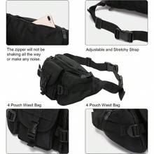 New Outdoor Waist Bag Men Waterproof Molle Camouflage Hunting Hiking Climbing Fishing Nylon Belt Pack Combat Chest Bags Gear