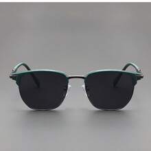 1 件，日常使用的装饰眼镜，时尚的日常时尚眼镜 - 綠框灰片 - 查看 2