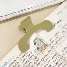 1pc Plain Simple Document Folder, Student File Folder, Bill Folder, Convenient For Storage, School Stationery, Office Supplies, Bookmark, Reading Accessory, Back To School Use