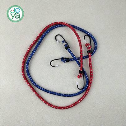 90CM2PCS cuerda de atado al aire libre cordón elástico más grueso cordón de tienda tendedero de alta elasticidad embalaje de equipaje de camping bicicleta equipo de ciclismo de motocicleta cuerda elástica de goma elástica