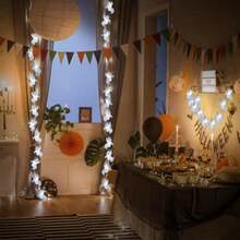 1 Peça Luzes de Corda LED de Fantasma Divertido, Luzes de Decoração de Atmosfera de Feriado Adequadas para Halloween, Natal, Casa Assombrada, Festas, Decoração de Casa de Feriado, Decoração de Halloween, Decoração de Casa, Decoração de Festa, Decoração de Halloween, Decoração de Quarto, Decoração de Jardim de Halloween para Presente Fada