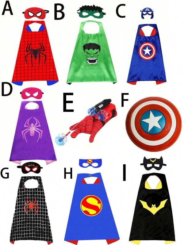 Disney 2 Stücke/Set (Umhang + Maske) Superhelden Umhang, Die Rächer Peter Parker Umhang, Superhelden Maske, Superhelden Umhang Cosplay, Umhang, Umhang, Cosplay Umhang & Masken Kostüm, Superhelden Party Cosplay Umhänge Set, Geburtstags Party Geschenk, das perfekte Party Geschenk für die Familie, Halloween Party