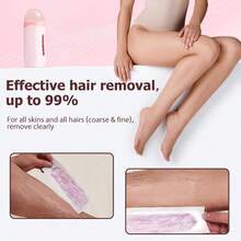 Roll On Wax Kit - Easy & Portable At-Home For Beginner ,Enough For Multiple Full-Body Uses. - 美規A型插(110-127V) - 查看 2