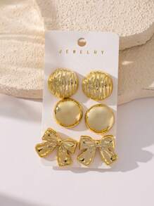 Ensemble de boucles d'oreilles de style de luxe, populaire style d'étoile européen et américain