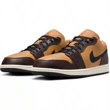 Nike Air Jordan 1 Low SE - Flax/Baroque Brown/Vintage Coral/Black - View 2