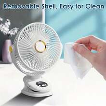 Small Desk Fan, 360°Rotation Ultra Quiet Personal Desktop Fan, USB Rechargeable Mini Table Fan, Strong Airflow For Home Bedroom Office Camping
