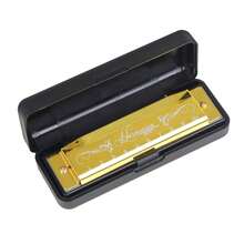 IRIN [IRIN] 1pc 10 Hole 20 Tone Professional Harmonica, Copper Alloy Anti-Deformation Cover + Sealed Anti-Leakage Structure, Waterproof Harmonica Compartment + Screw Fixation, Portable Performance Instrument