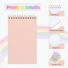 1 cuaderno multifuncional de hojas sueltas, especialmente diseñado para una oficina y un estudio eficientes. Cuenta con múltiples compartimentos y bolsillos para facilitar la clasificación y la gestión de archivos. Sus materiales duraderos y resistentes garantizan la organización de tu información importante. - Rosa - Ver 2