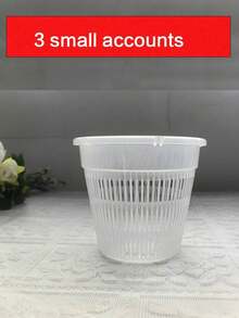 Hydroponic Planter, White Plastic Planting Cup, Reusable Seedling Starter Tray, Suitable For Orchids, Tomatoes, Peppers, Basil, Cilantro And Herbs - Durable And Convenient Growing Medium - Multicolor - View 14