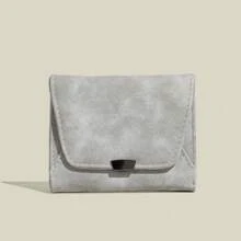 1 Stück Kurze Geldbörse aus Dopamin-Leder mit Nischendesign, neuer Mini-Geldbörse für Frühling und Sommer, leicht, Multi-Kartenhalter, geeignet für Kurztrips, Geschäftsreisen, Geschenke für Frauen, Mini Geldbeutel, Geldtasche, Kartenbörse