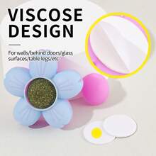 Suministros para mascotas Juguetes con forma de flor con hierba gatera para gatos, juguete para morder para aliviar el aburrimiento y el rechinamiento de dientes