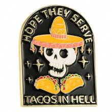 1pc Hope They Provide Creative Corn Roll Brooch Gifts, Food Enthusiasts Brooch Badges Accessories Backpack For School