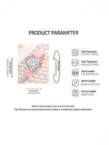 2/1 件可爱女孩卡通兔子表盘石英手表，兔子吊坠手链，派对装，感恩节，返校季，毕业季，度假装，旅行必备，购买礼物送给朋友和亲戚，给女孩一份完美的礼物