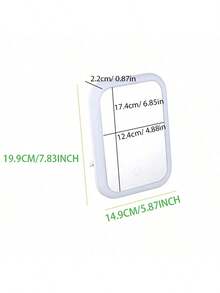 1 件 LED 桌面化妆镜，可折叠桌面化妆镜，带灯，适用于梳妆台 - 彩色 - 查看 6