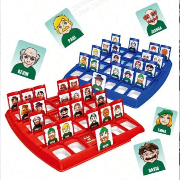 Nouveau jeu de bureau pour enfants 2025 à vendre à chaud "Qui" Personnage Logique Raisonnement Puzzle Jeu Interactif - Cadeau