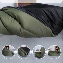 1 件可拆卸可洗宠物床，适合所有季节，半封闭设计，适合小型/大型犬和猫，秋季/冬季 - 粉色 - 查看 6