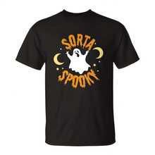 Halloween Rta Spooky Ghost Hunting Night Moon Uni T-Shirt  Seseable CA 220G Heavyweight 100% Cotton T-Shirt . This Offers A Structured Fit, Ft Feel, And Long-Lasting Wear. Perfect For Casual Style, Layering, Or Everyday Essentials, It's Breathable Yet Sturdy-Your New Favorite Go-To Shirt. Ropa De Hombre,Manfinity, Clog,Manfinity ,Streetwear,Ropa Para Hombre,Horror,Vintage T Shirts,Graphic ,Streetwear ,Funny T Shirts,Graphic,Meme Shirts,Band T Shirt,Alien,Outdoor Home Style,God - 黑色 - 查看 1