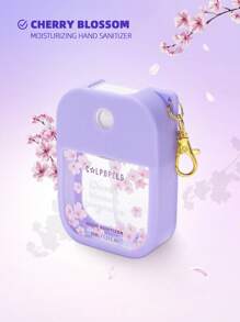 35 ml/50 ml Vaporisateur de désinfectant pour les mains portable avec étui en silicone coloré et porte-clés, conception compacte et étanche pour le bureau, la salle de sport, les déplacements, l'école, la voiture. Accessoires mignons gothiques Y2K