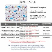 宠物降温床垫注水降温垫，宠物冰垫PVC复合面料充水夏季宠物降温垫，室内外狗狗猫咪降温垫 - 綠色 - 查看 3