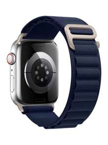 1PC Alpine Loop Band Compatible With Apple Watch S10 42mm S10 46mm 49mm 45mm 44mm 42mm 41mm 40mm 38mm, Unisex AppleWatch Strap Fashionable Casual Business Watchbands Compatible With IWatch S10 9 8 7 6 5 4 3 2 1 SE Ultra, Breathable Comfortable Sport Bracelet Adjustable Replacement Wrist Strap Smart Watch Accessories