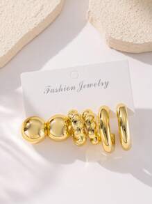 Ensembles de boucles d'oreilles CCB Europe et États-Unis, style d'influenceur en ligne
