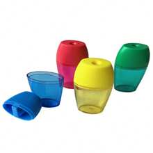 4/8 pièces/set, 4 taille-crayons de couleurs mélangées, 4 gommes, convient pour la rentrée scolaire, le bureau et les fournitures scolaires - couleurs aléatoires