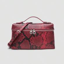 Bolsa de almuerzo de moda LP19, nueva bolsa de mano de modelo primavera/verano 2025 para mujer, bolso de hombro estilo tote y bandolera pequeño