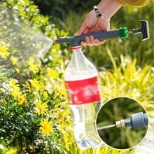 Handheld High Pressure Sprayer With Adjustable Nozzle - High Pressure Garden Watering Spray Bottle Hand Pump Air Spray Tool For Garden Tops, Durable Plastic, No Batteries Required, Easy To Use Design, Efficient Watering, Garden Watering Tool | Adjustable Nozzle Sprayer