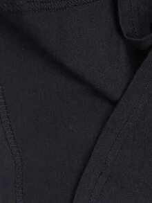 [Logo Black T-Shirt For Men - Distressed Retro Graphic Tee, Regular Fit Casual Summer Shirt, Machine Washable Rock Band Merchandise, Casual Summer Wear| Vintage Graphic Tee| Machine Washable ShirtVintage High Quality Cotton Natural And Breathable Pure Cotton Printed T-Shirt - 黑色 - 查看 6