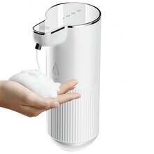 新款方形皂液器，创新设计带观察窗，提供液体和泡沫两种款式，壁挂式或台面式使用，统一Type-C USB充电，4档可调液体输出，适用于办公室、酒店、家庭和学校 - 新款 - 查看 12