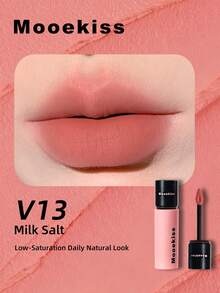 Mooekiss 丝绒哑光唇泥，提亮肤色且不易脱色的唇彩 - V13 - 查看 2