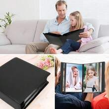 New-88 8x10 Photo Album 168 Pockets Holds 168 Photos, Large Capacity Lear Cover Family W Baby Photo Book For 8 X 10 Pictur, Photo Album 8x10  Black Inner  (Black) - 黑色 - 查看 7
