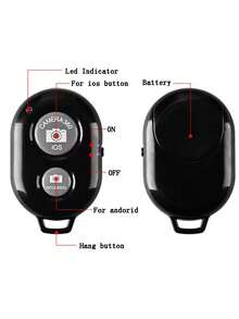 1pc Wireless Selfie Stick With Remote Shutter Control For Android / IOS, Selfie Gadgets