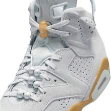 Nike Air Jordan 6 Retro "Pearl" - Pure Platinum/Glacier Blue/Metallic Gold - View 3