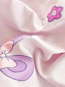 4PCS Purple Small Star Cute Rabbit Patchwork Print Pattern Solid Color Reverse Side Double-Sided Use New Minimalist Style Skin-Friendly Soft Brushed Student Dormitory Bunk Bed 4-Piece Set Nap/Preschool 4-Piece Set (1PC Duvet Cover + 1PC Bed Sheet + 2PCS Pillowcases) Skin-Friendly Aloe Vera Print Bed Sheet Duvet Cover Bedding 4-Piece Set, Anti-Slip 360-Degree Wrap, No Fluorescent Agent, Can Sleep Naked, Skin-Friendly, Absorbent, Moisture-Wicking, Soft Touch, Delicate, Durable, Fade-Resistant - Star Map - View 7