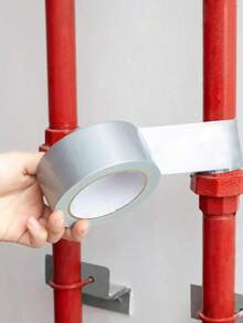 قطعتين شريط دكت فضي قوي الجودة ، شريط لاصق فضي مقاوم للماء - لاصق قوي ، قابل للتمزيق باليد ، مناسب للإصلاحات الداخلية والخارجية ، ختم ، متين ومرن ، لا يترك بقايا ، قابل للتمزيق باليد وصالح للاستخدام في جميع الأحوال الجوية ، مناسب للإصلاحات الداخلية والخارجية ، التغليف ، التظليل