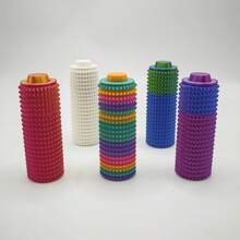 1 件迷你 Grippie 旋转抓手焦虑链接工具，混色塑料，3D 打印旋转滚筒，用于减压和减压，办公桌玩具，有趣的生日礼物派对玩具，减压玩具，新颖独特的办公桌面装饰礼品，减压玩具，互联网知名减压工具，怀旧减压礼品，万圣节和圣诞节礼品，创新生日礼品 - 彩色 - 查看 8