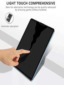 1pc - High Definition High Transparency, Anti-Scratch Anti-Drop, Full Screen Coverage, Strong Anti-Fingerprint, Sensitive Touch, Anti-Glare Tempered Glass Screen Protector, Privacy Protection Tempered Glass, Compatible With IPad Gift For Birthday, Family, Friends Anti-Spy, Pad Screen Protector, Pad Accessories