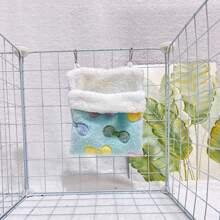 Single Selling, Soft And Comfortable, Breathable And Sturdy, Metal Hook Hanging Design, Exquisite Workmanship, Healing Color, Elegant Pet Sleeping Bag And Hanging Nest, Suitable For Use In Pet Cages, Suitable For Small Pets Such As Golden Bears, Hamsters, Chipmunks, Sugar Gliders, Flying Squirrels, And Small Bird Pets