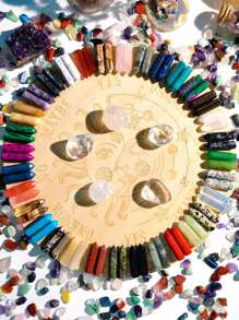 Healing Crystals Wand Stones Sets Natural Amethyst Rose Quartz Clear Quartz Tiger Eye Reiki Gemstones Bulk Hexagonal Points Energy Balancing Chakra Witchcraft Meditation Therapy Decor Desk Gift