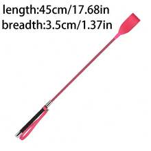 1 件 PU 皮革马鞭，柔软马术鞭，带防滑编织手柄和腕带，马术训练配件