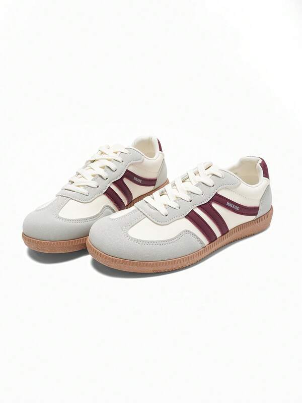 DareSee 2024 أحذية رياضية كلاسيكية جديدة من الجلد المدبوغ المخملي المسطح للنساء، مناسبة لحفلات الموسيقى والحفلات الرجعية لعام 2000، وعودة إلى المدرسة، وموسم الخريف والشتاء والعطلات الشتوية والهدايا