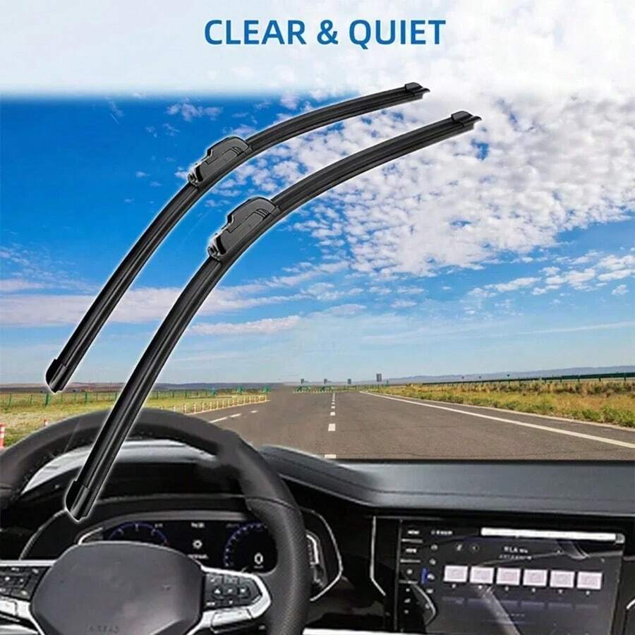 Escobillas limpiaparabrisas delanteras automotrices flexible universales 2 piezas - 20 - Ver 1