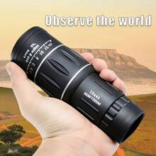 10X42HD Monocular Telescope,Manual Focus,Bak4 Prism,FMC Len,Portable Long-Range Mini Telescope,For Camping,Hiking, Bird Watching