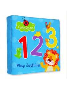 0-3 Years Old Baby Three-Dimensional Cloth Book With Bright Colors, English Letters, Numbers, Colors And Graphics, Cognitive Enlightenment Educational Toys, Baby Early Education Toys, Tear-Resistant Paper With Sound
