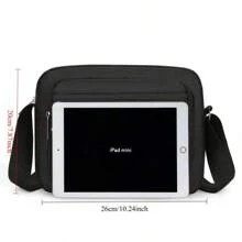 Rilibegan Men Crossbody Bag Big Capacity Commuter Style Single Shoulder Bag Fashion Leisure Men Crossbody Bags