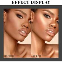 Body Glitter Spray - Bronze Body Shimmer Face, Hair & Body, Moisturizing Luminizer Glow, Quick-Drying Sparkling Glitter Spray Highlighter Makeup (04)