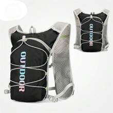 Unisex Nylon Outdoor Climbing Backpack Ultra-Light Reflective Cycling Daypack Waterproof Breathable Hydration Backpack